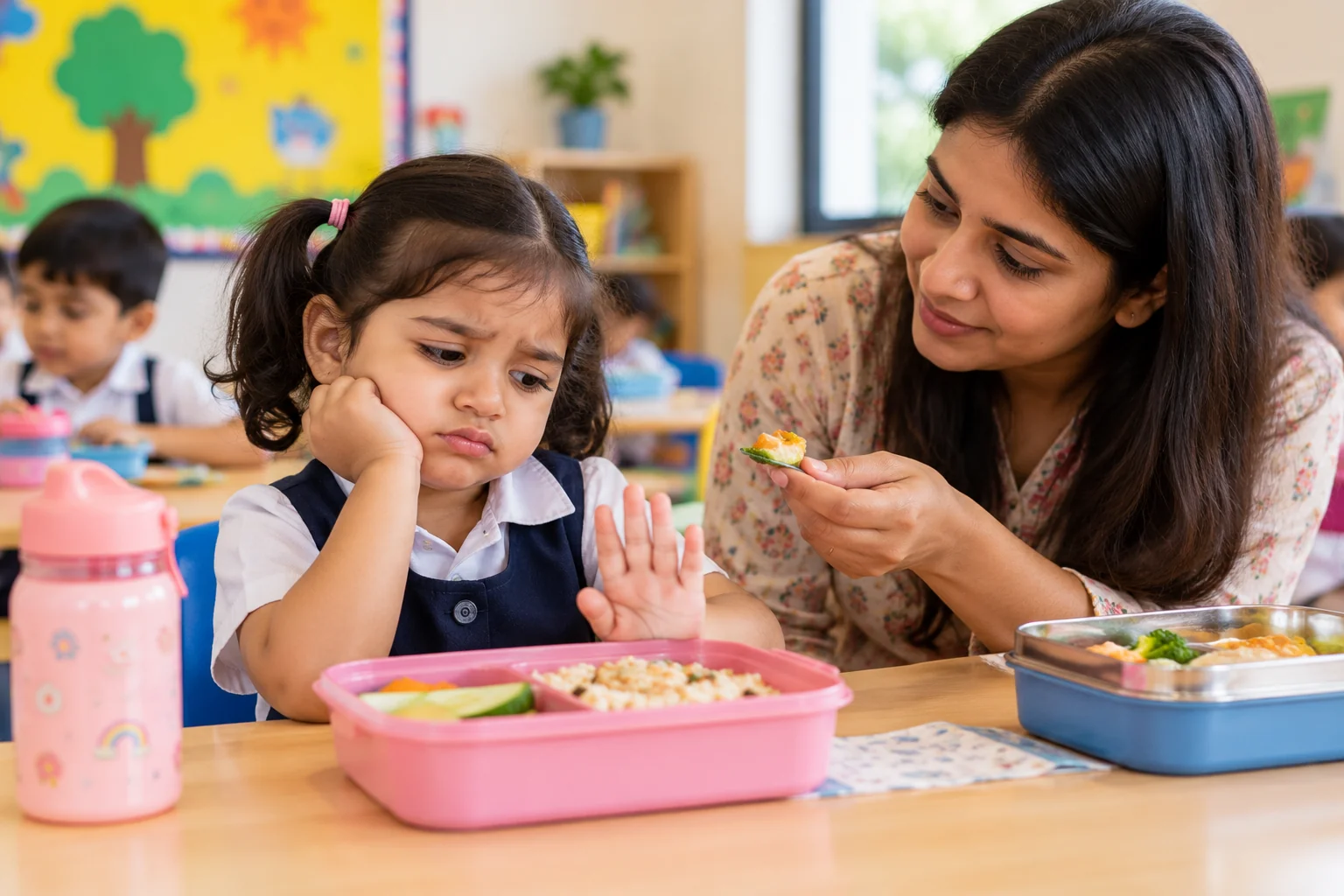 Kya Aapka Baccha Bhi Preschool Mein Khana Nahi Khata? Janiye Parents Kya Karein